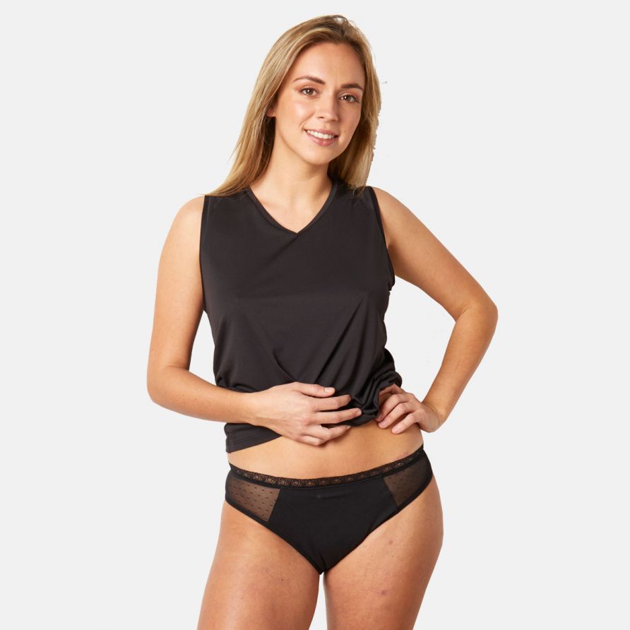 Culotte menstruelle noire