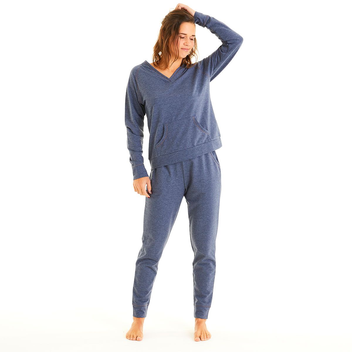 Pomm'Poire Pantalon marine Baïkal