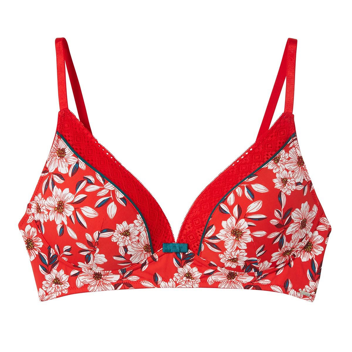 Pomm'Poire Soutien-gorge coques sans armatures rouge Incendie