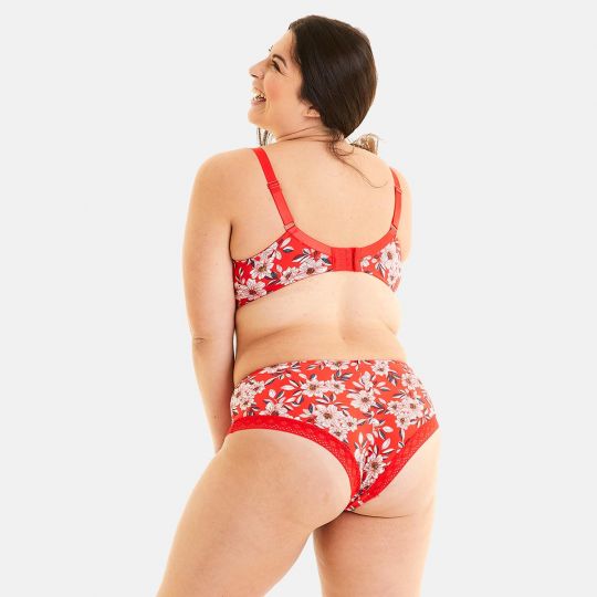 Soutien-gorge grand maintien rouge Incendie