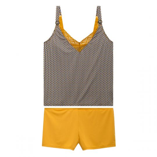 Top short jaune Tartelette