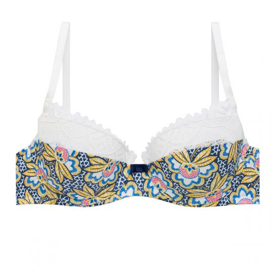 Soutien-gorge ampliforme coque moulée ivoire Tequila
