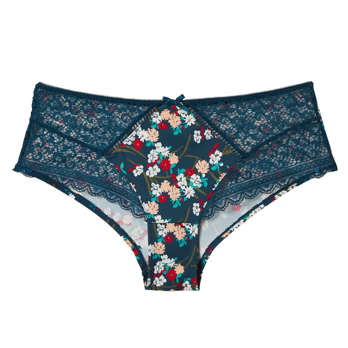 Shorty turquoise/rouge Elena