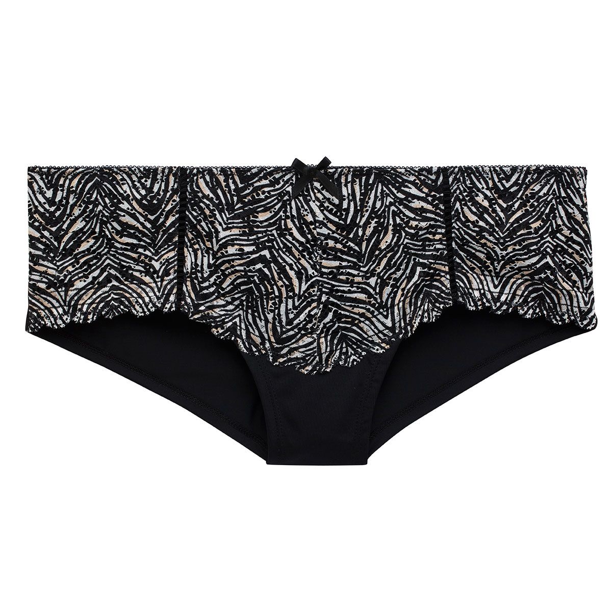 Shorty noir/ivoire Elena
