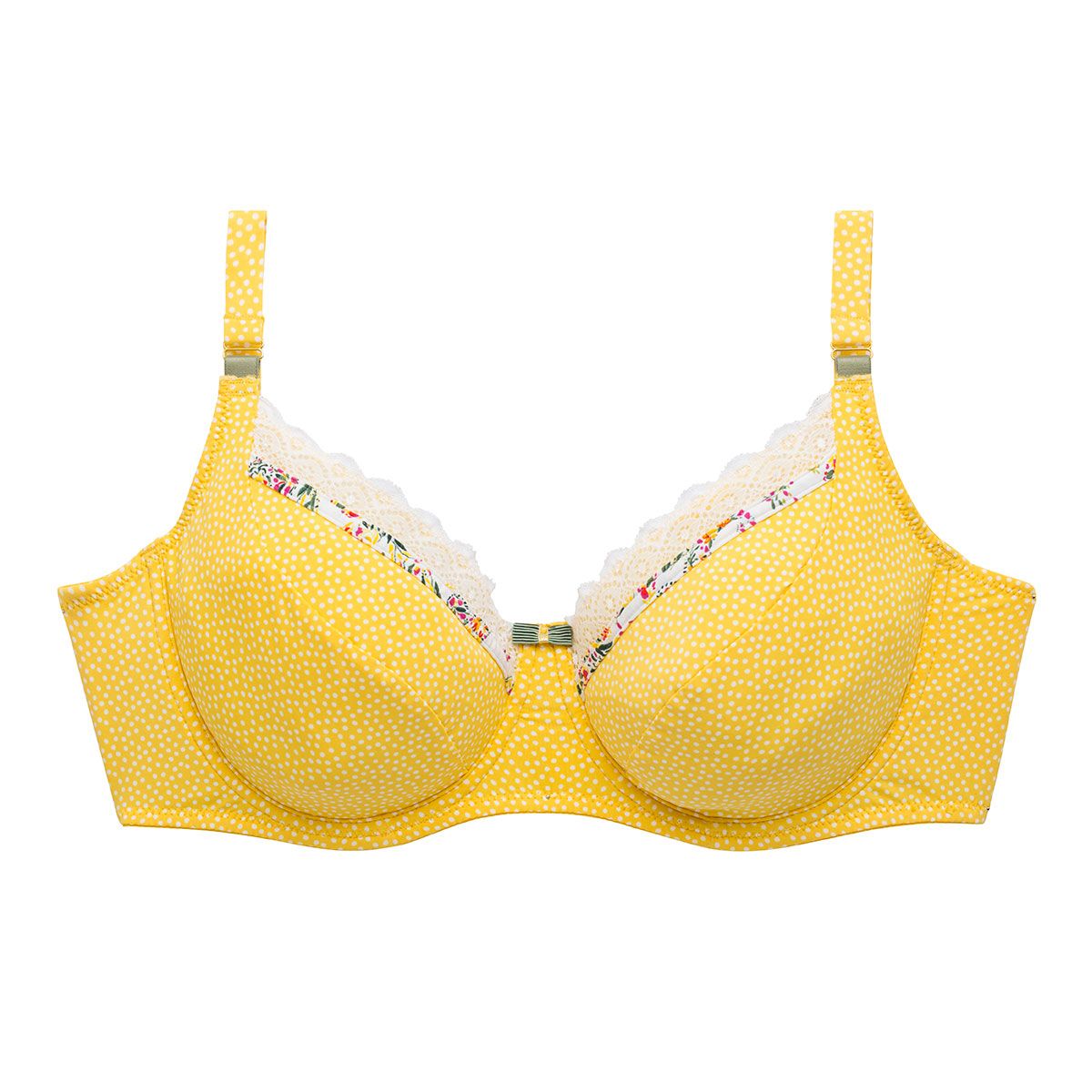 Soutien-gorge grand maintien jaune Eole