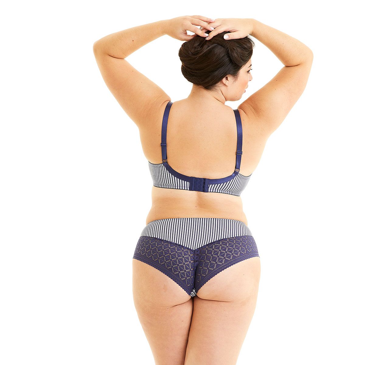 Pomm'Poire Soutien-gorge grand maintien marine Pacotille