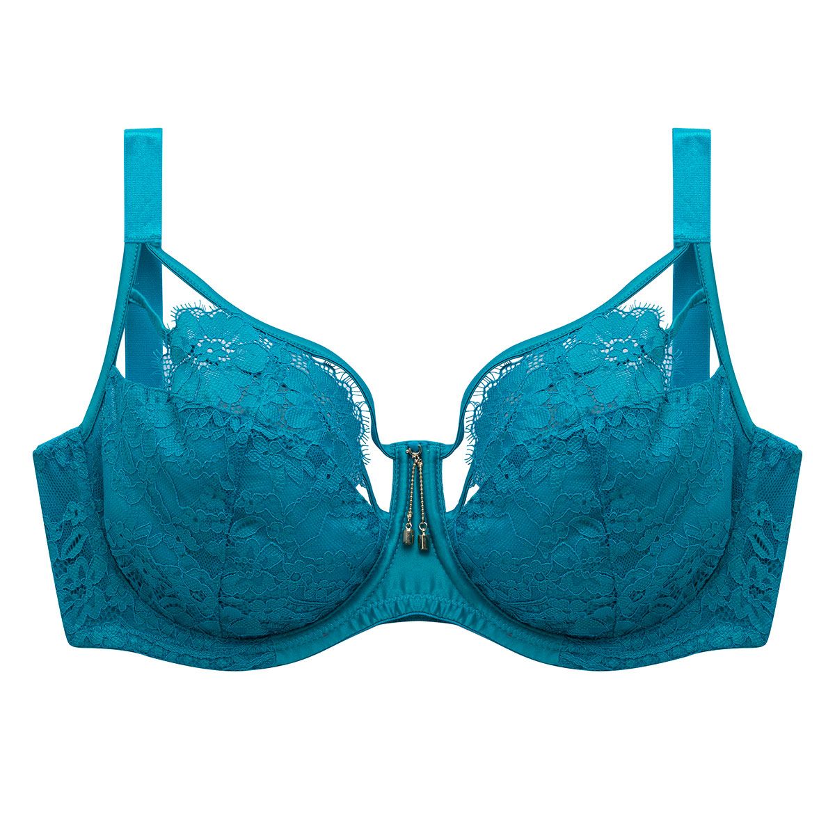 Soutien-gorge grand maintien turquoise Clin d'oeil