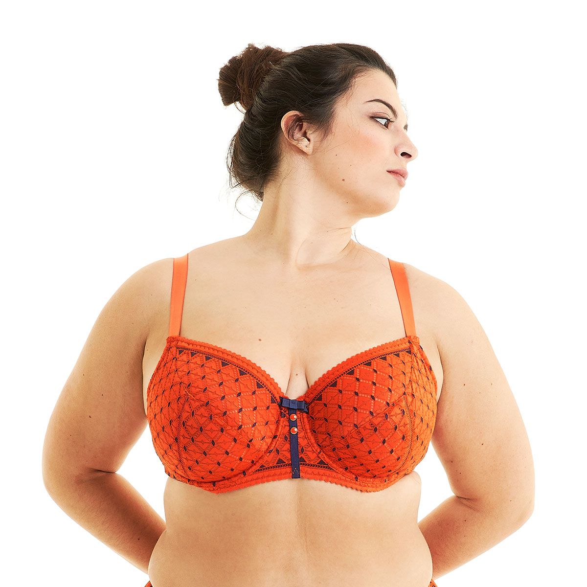 Pomm'Poire Soutien-gorge grand maintien orange Pamplemousse