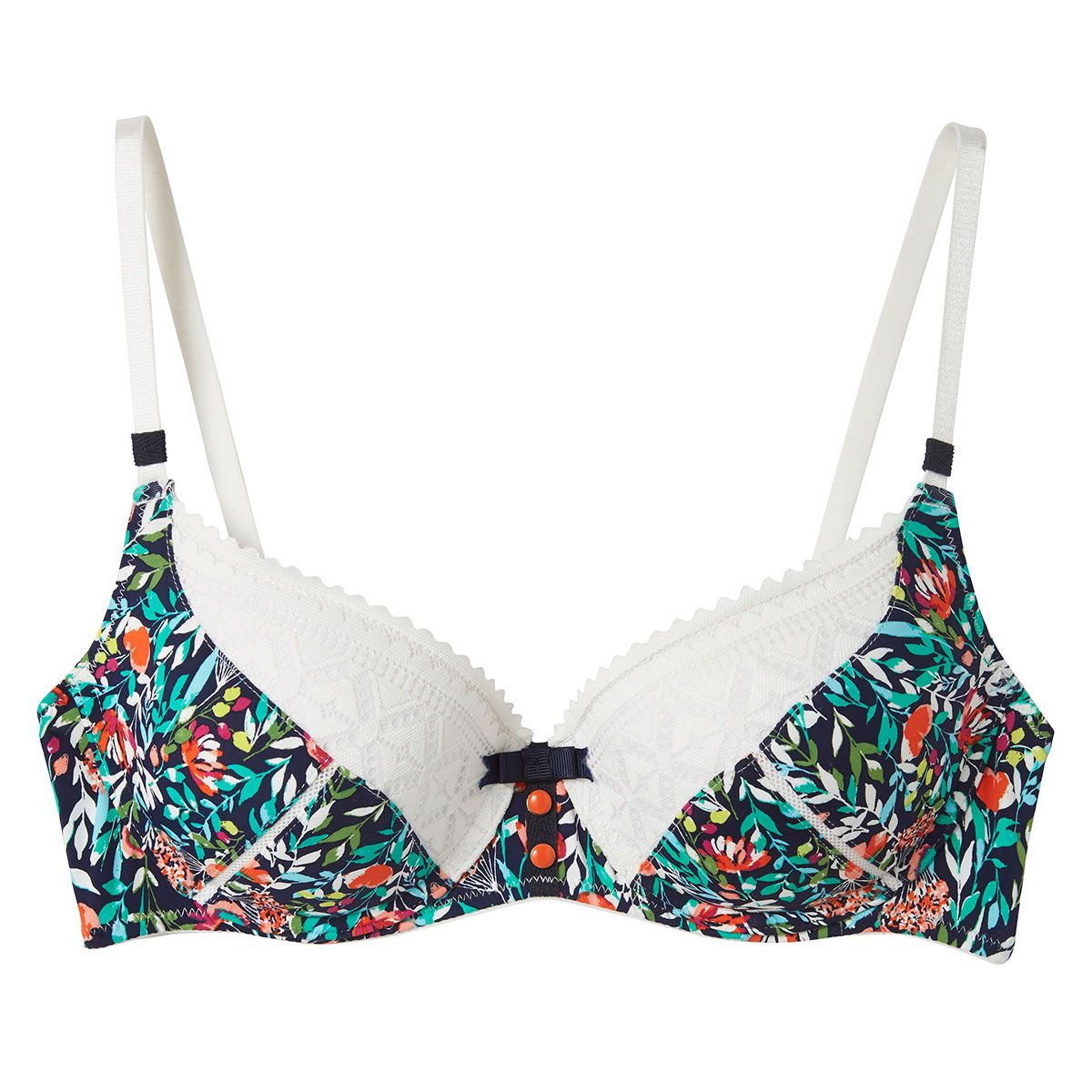 Soutien-gorge ampliforme coque moulée ivoire Pâquerette