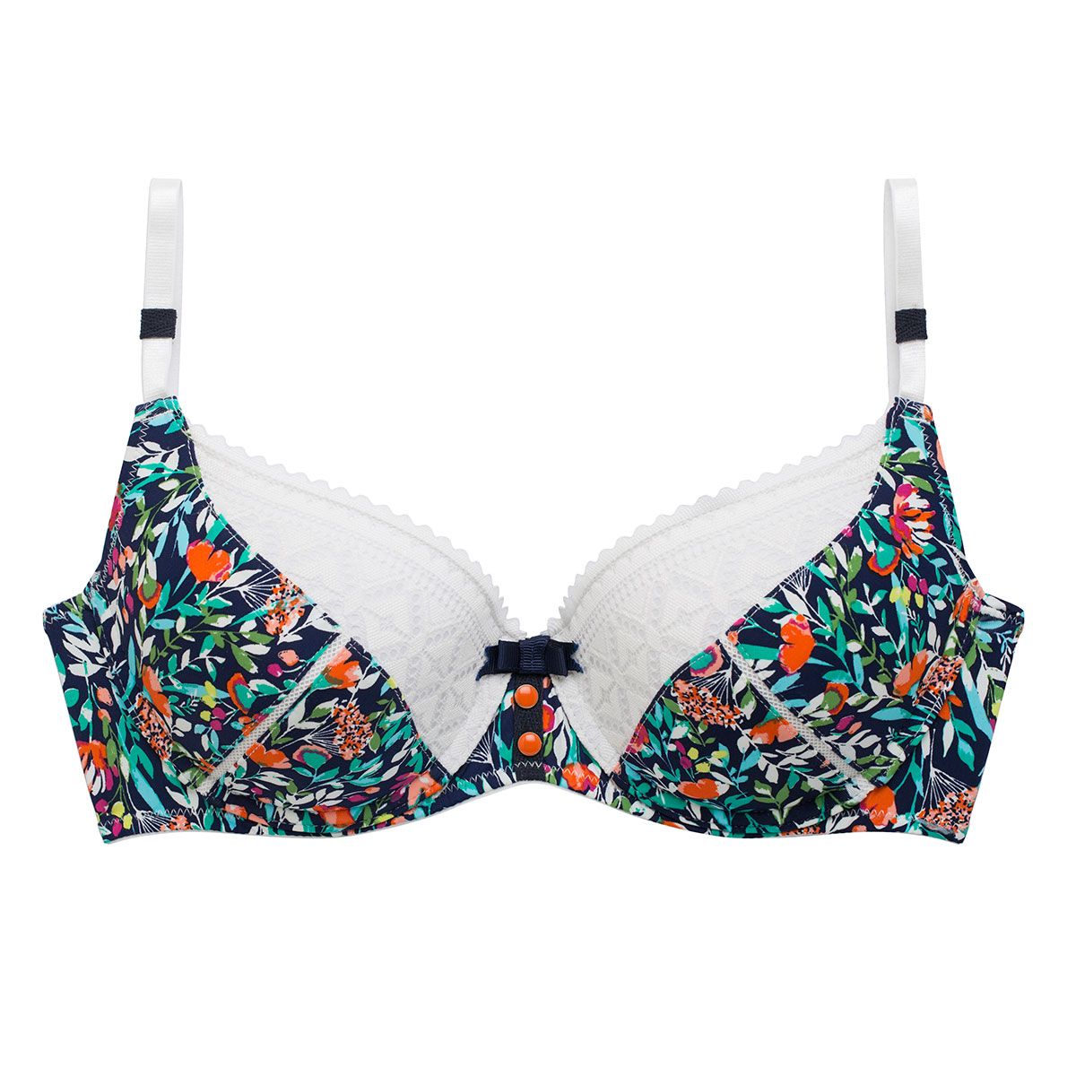 Pomm'Poire Soutien-gorge grand maintien ivoire Pâquerette