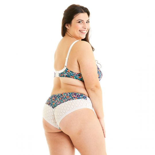 Soutien-gorge grand maintien ivoire Pâquerette