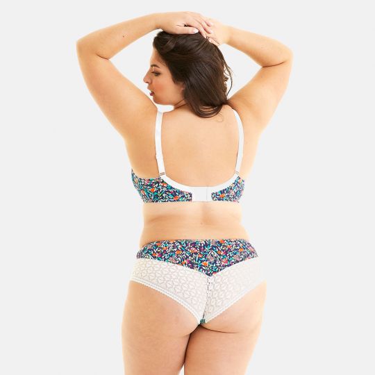 Soutien-gorge grand maintien ivoire Pâquerette