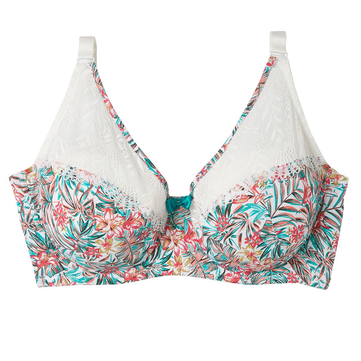 Soutien-gorge grand maintien turquoise Ukulele - Pomm'Poire - Modalova