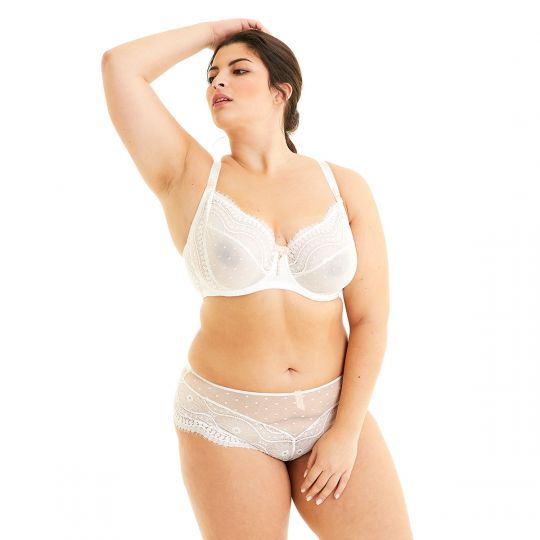 Soutien-gorge grand maintien ivoire Pièce Montée - vue 3