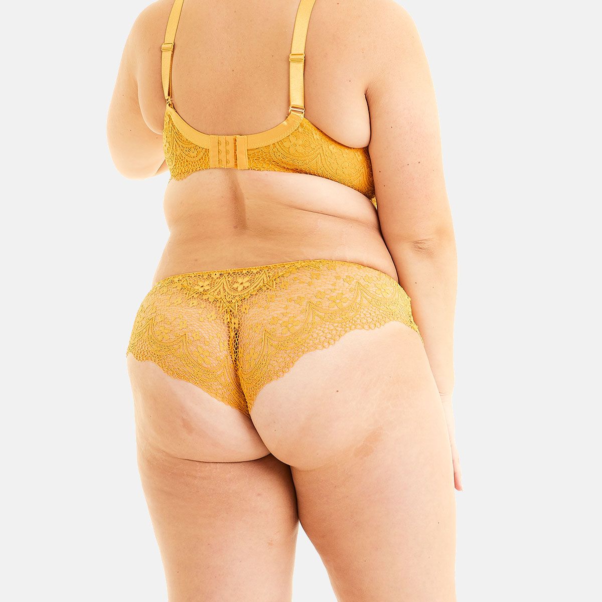 Shorty tanga moutarde Ananas - Pomm'Poire - Modalova