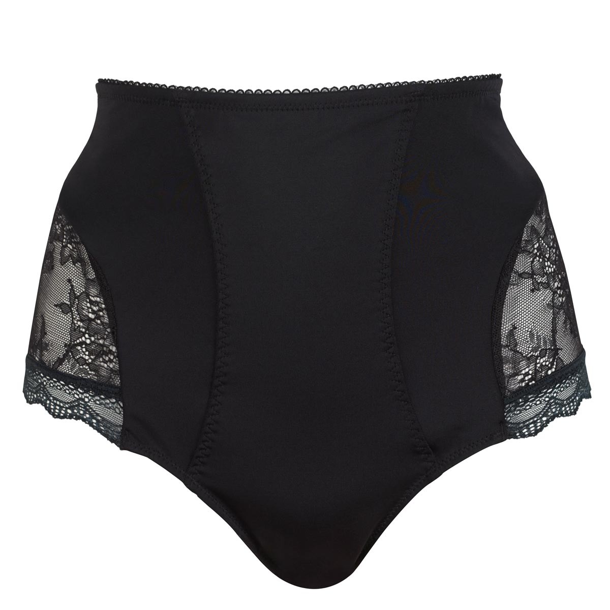 Culotte haute amincissante noir Sensuelle