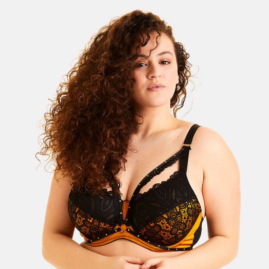 Soutien-gorge corbeille jaune Saltimbanque