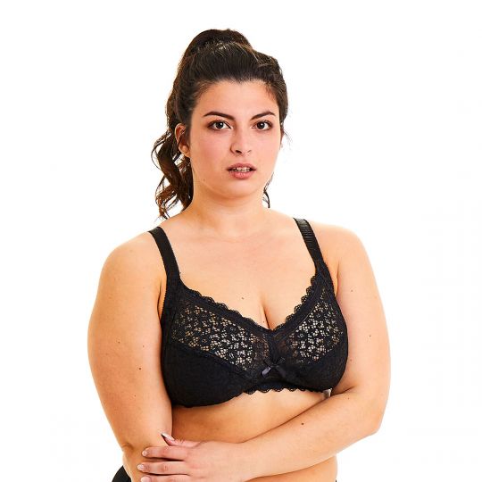 Soutien-gorge Sans Armature Ouno - Taille S/M Bonnet B-C - Noir, Neuf étiquettes