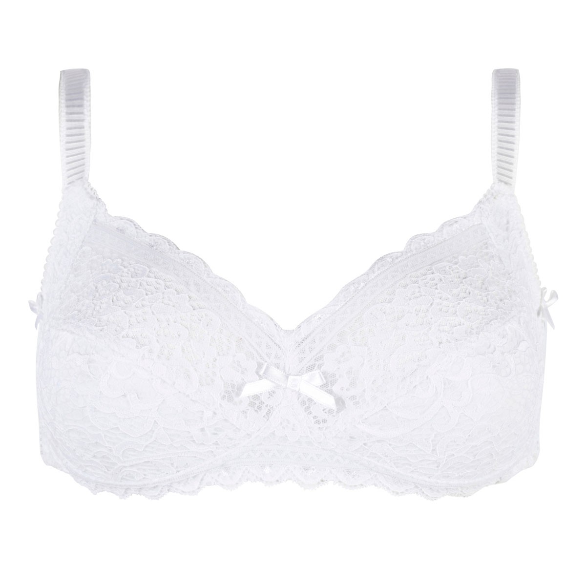 Soutien-gorge souple sans armatures blanc Elena