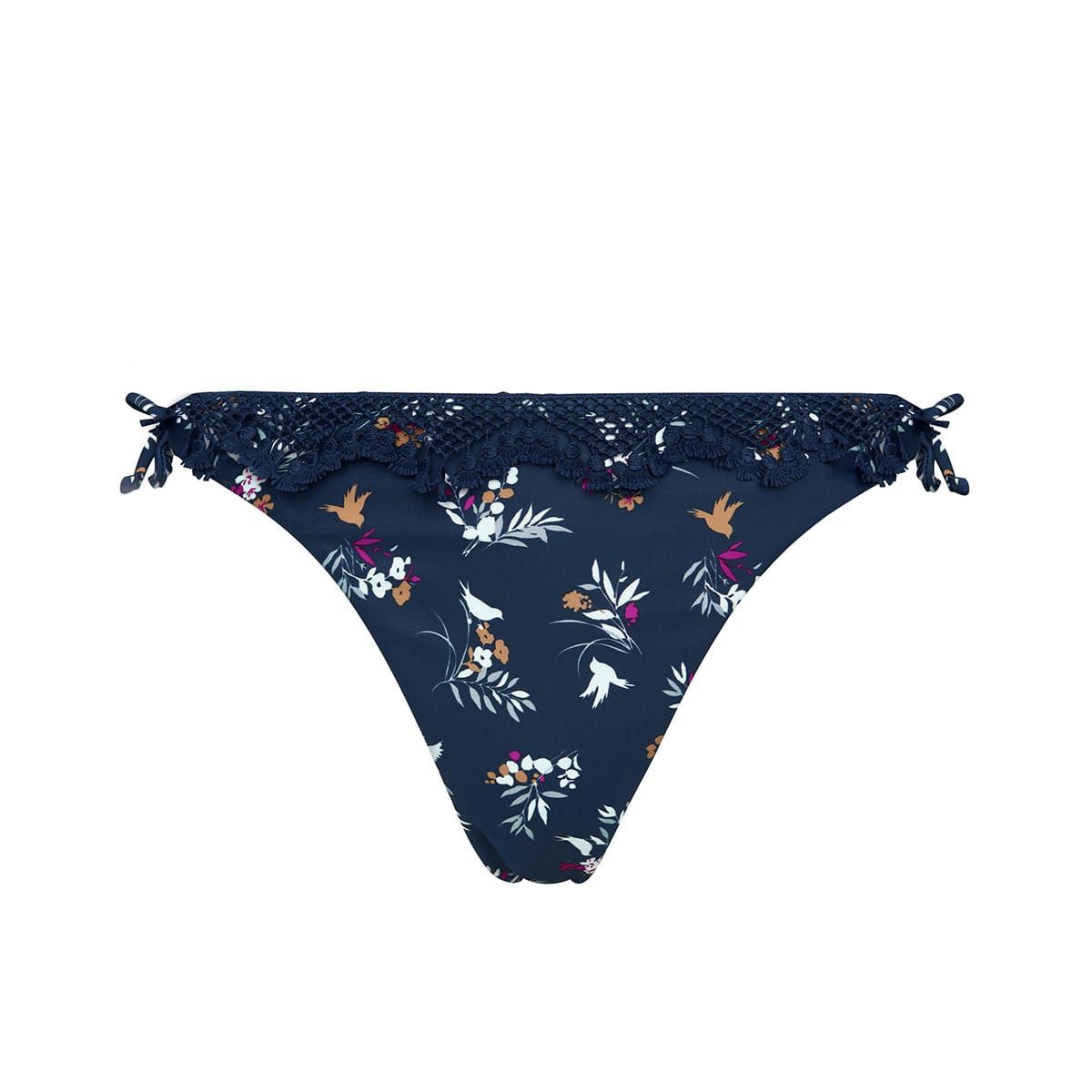 slip de bain bleu bikini