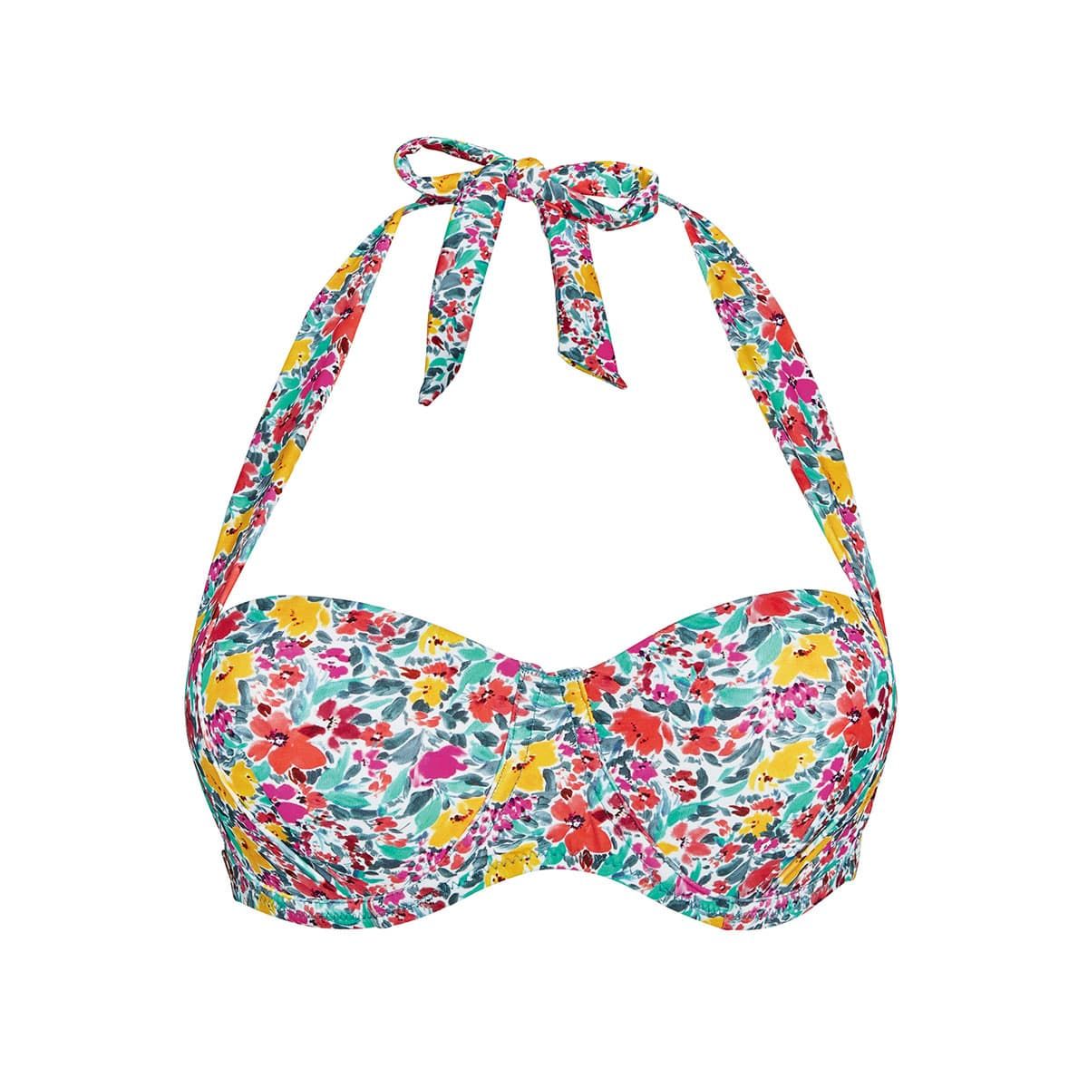 Haut de maillot balconnet vert Lavandou