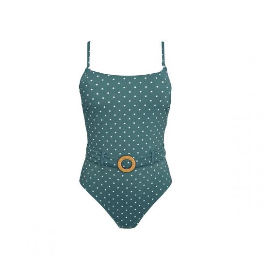 Maillot de bain une pièce vert Olivier