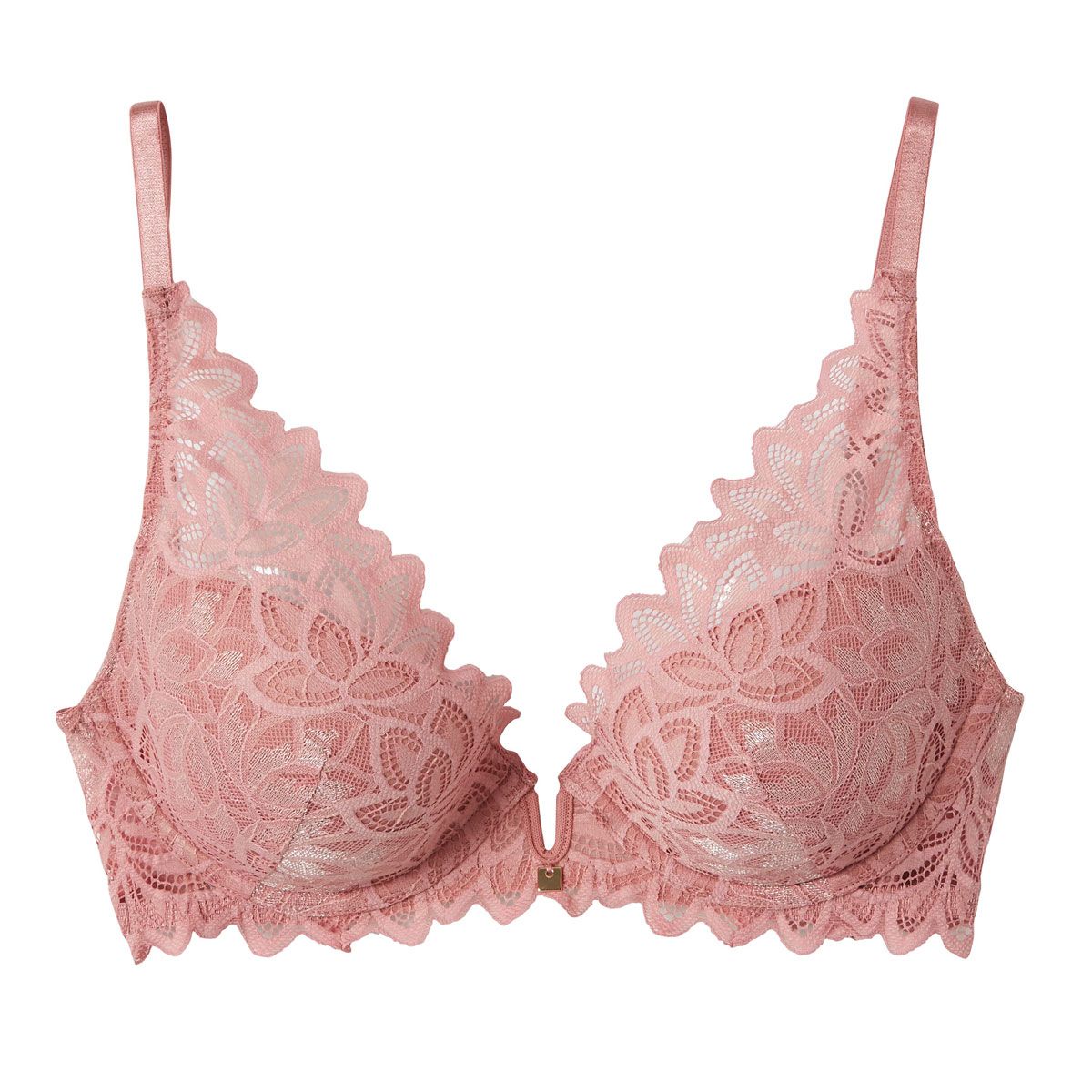 Soutien-gorge ampliforme coque moulée rose Fraisier
