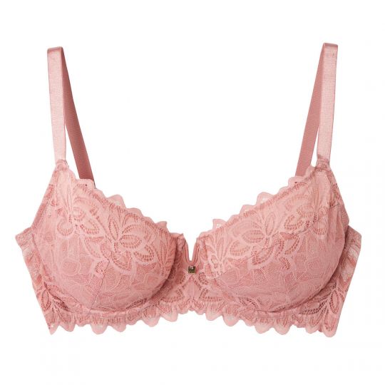 Soutien-gorge grand maintien rose Fraisier