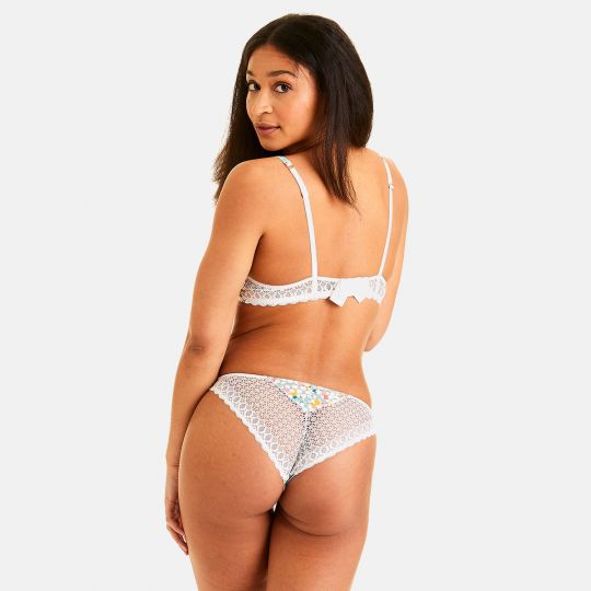 Soutien-gorge ampliforme coque moulée imprimé Meringue