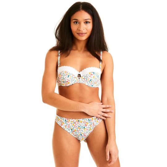 Soutien-gorge ampliforme coque moulée imprimé Meringue