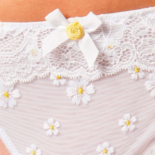 Tanga blanc Sourire