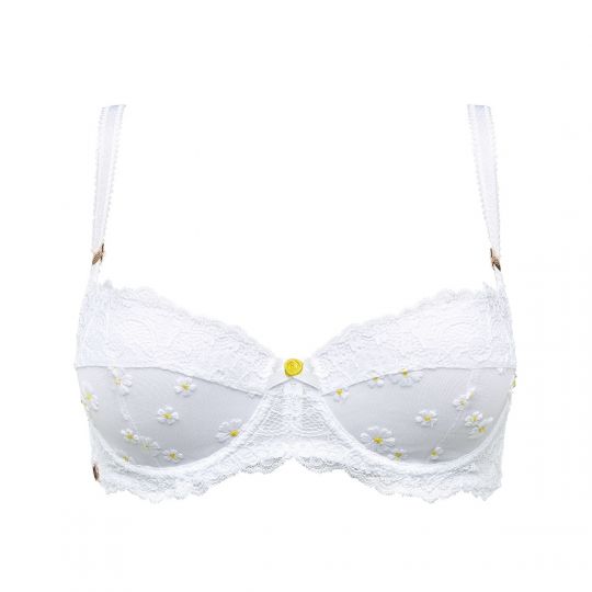 Soutien-gorge ampliforme coque moulée blanc Sourire