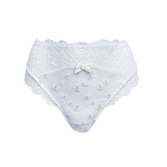 Soutien-gorge à armatures bonnet C, D et E blanc Sourire
