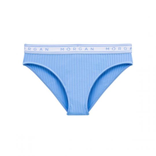Lot de 2 slips en coton bleu Jess