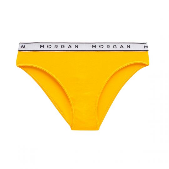 Slip en coton jaune Isa