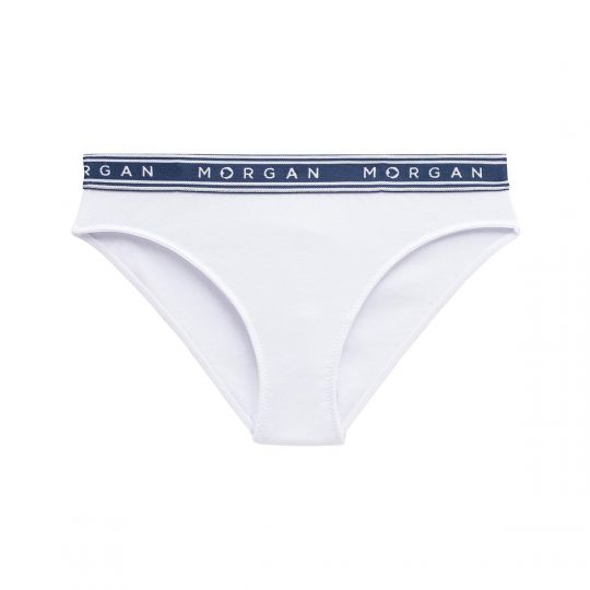 Lot de 2 slips en coton blanc Ines