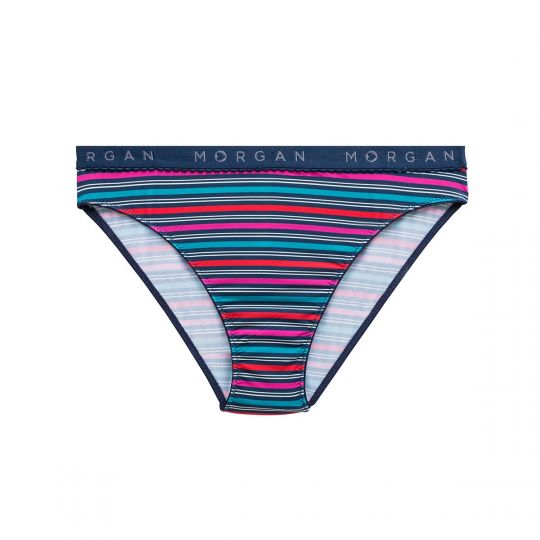 Slip en microfibre bleu Gaby