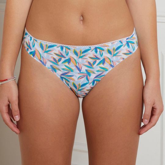 Lot de 2 slips en coton bleu Clem