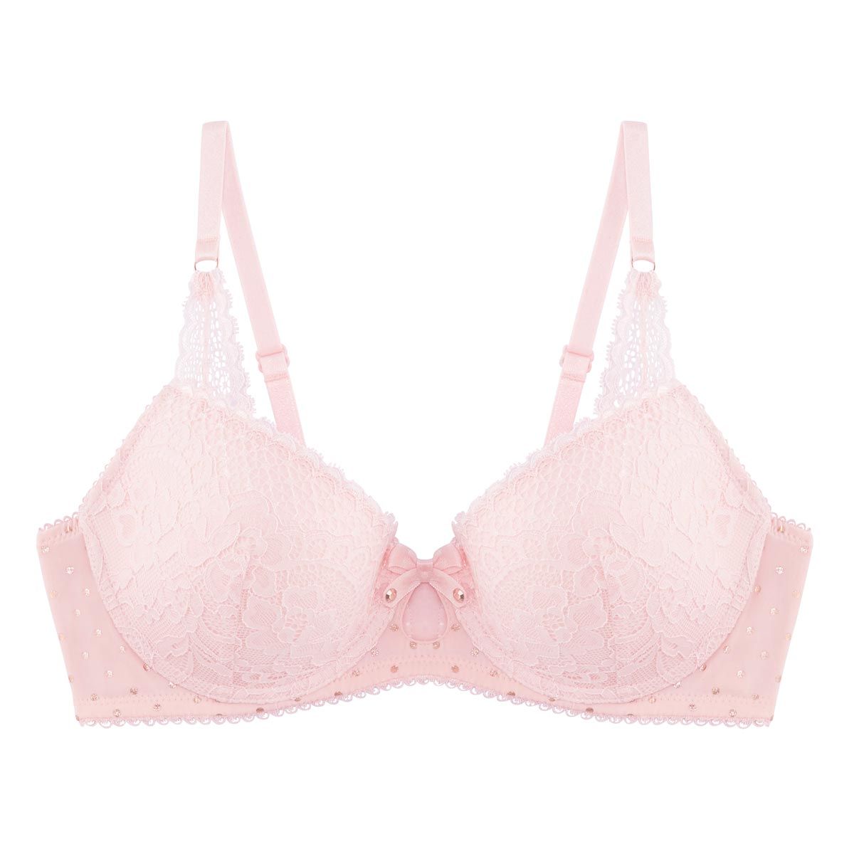 Soutien-gorge ampliforme coque moulée poudre/cuivre Fantasque