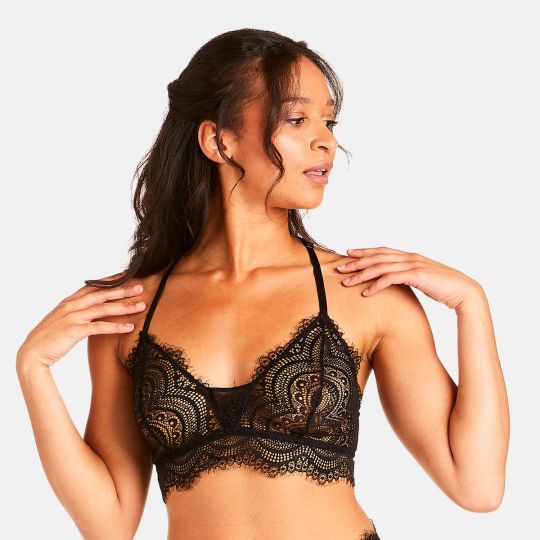 Soutien-Gorge Armaturé Noir