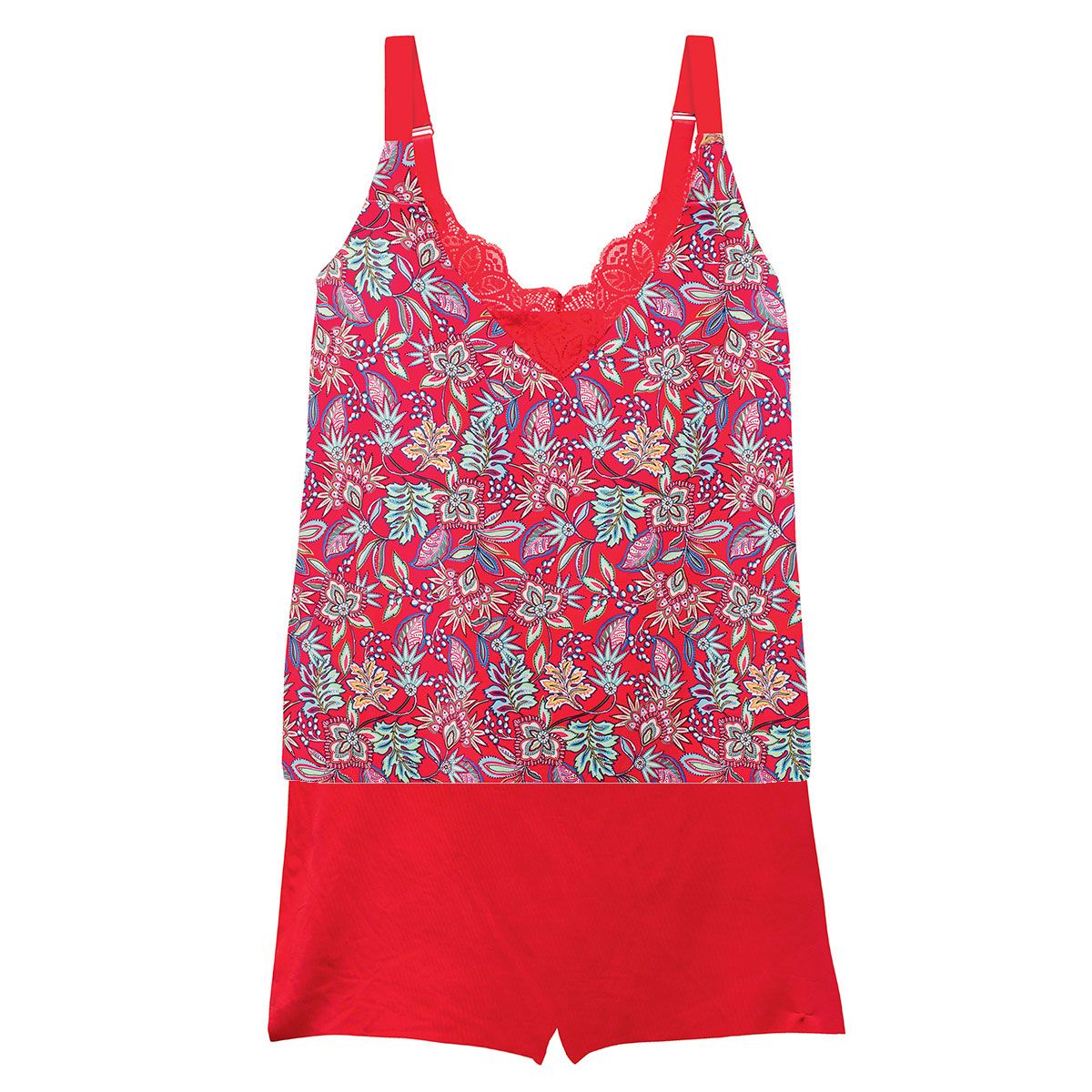 Top-short multico rouge Aria - Pomm'Poire - Modalova