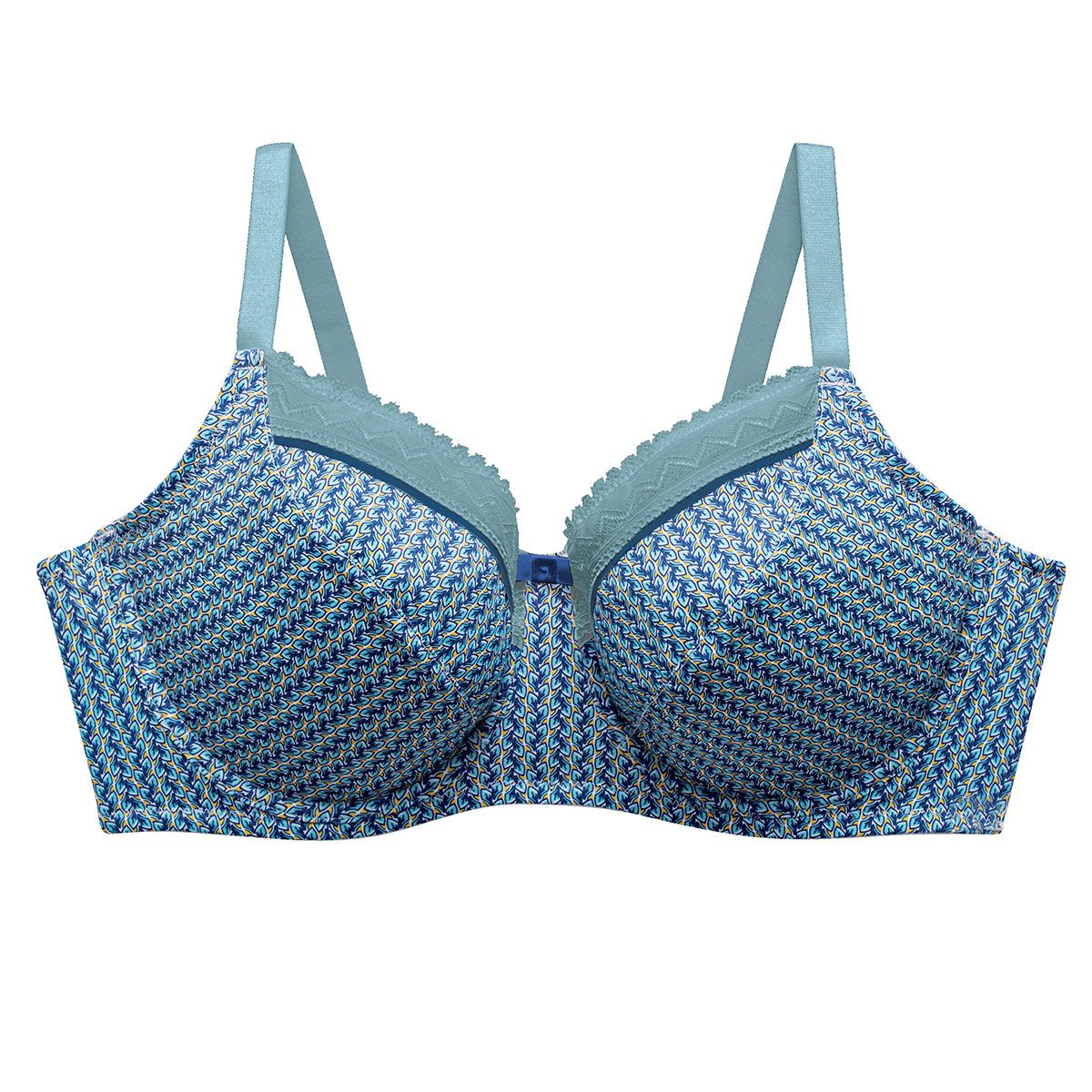 Soutien-gorge grand maintien turquoise Rose - Pomm'Poire - Modalova