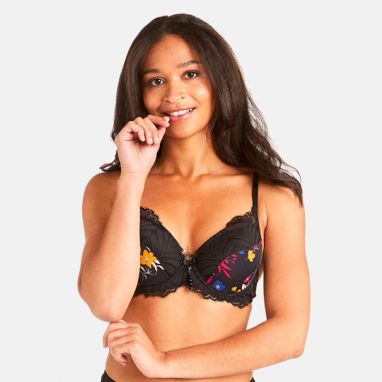 Soutien-gorge ampliforme noir A Capella