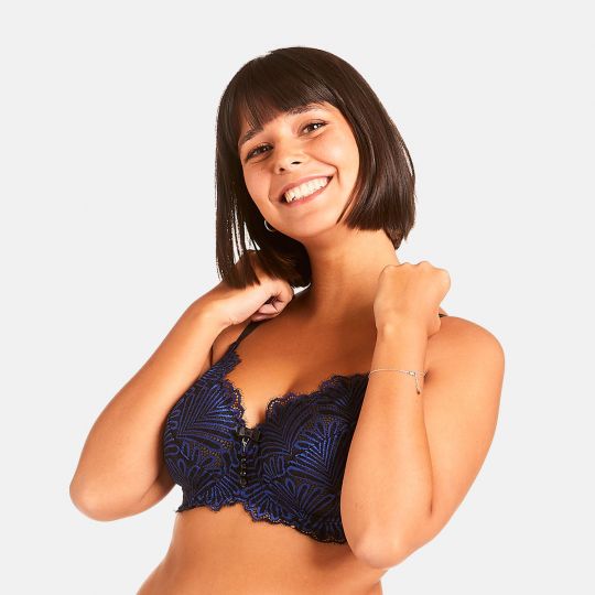 Soutien-gorge grand maintien bleu Abordage