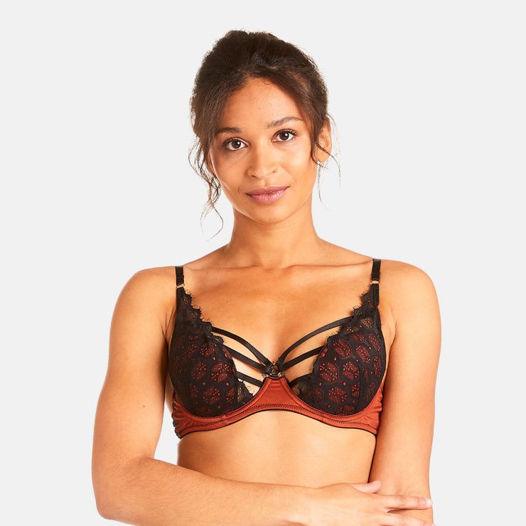 Soutien-gorge ampliforme caramel Foudre