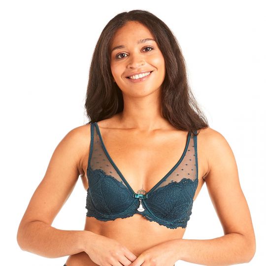 Soutien-gorge ampliforme turquoise Metro