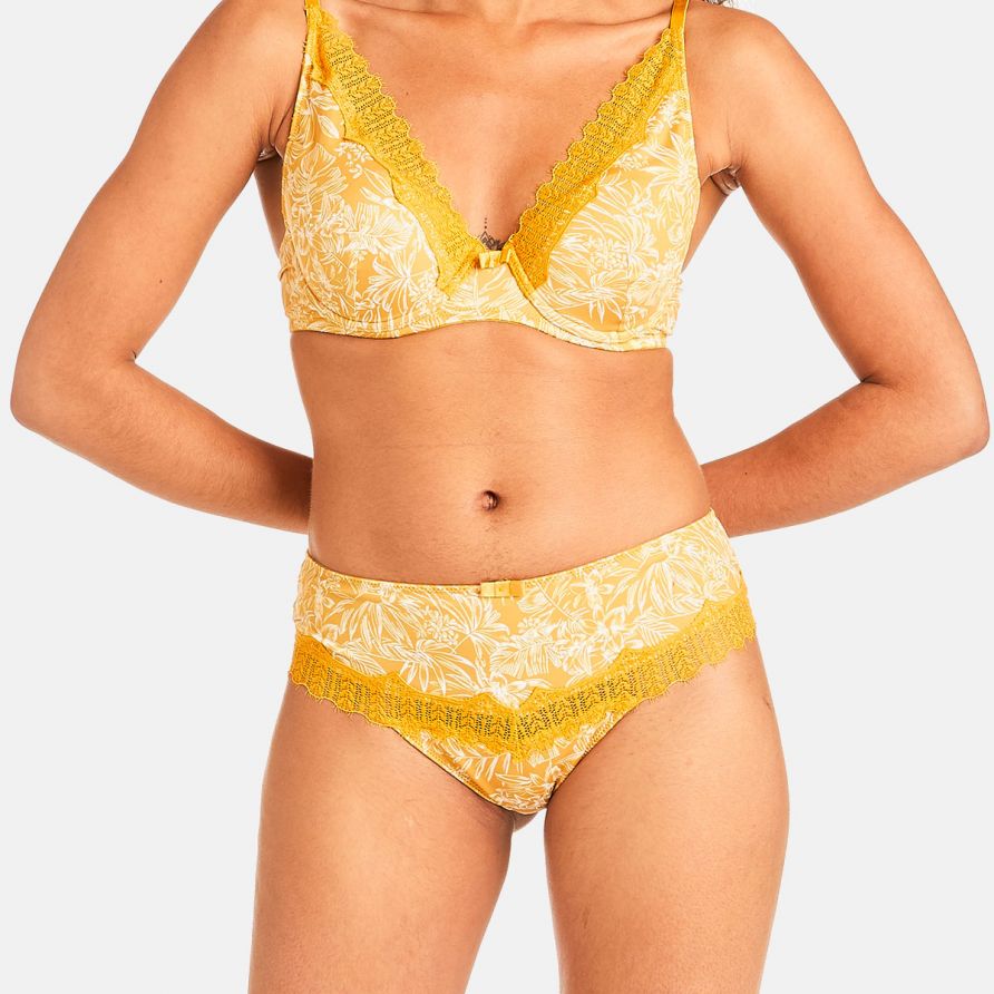 Shorty string jaune Pamoison