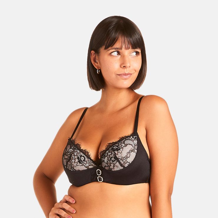 Soutien-gorge push-up noir Paravent