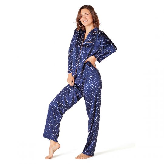 Pantalon de pyjama bleu Brooklyn