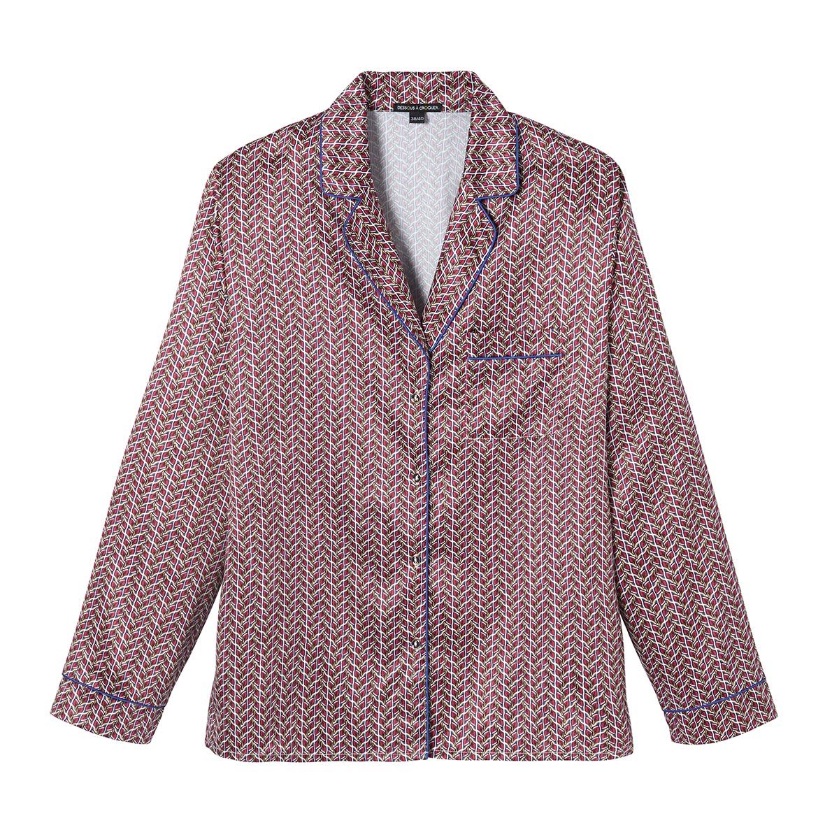 Haut de pyjama rose/bleu Mambo - Pomm'Poire - Modalova